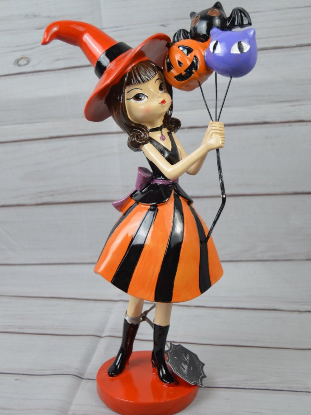 NEW Bella Lux Witch Girl with Halloween Balloons Viral SUPER CUTE